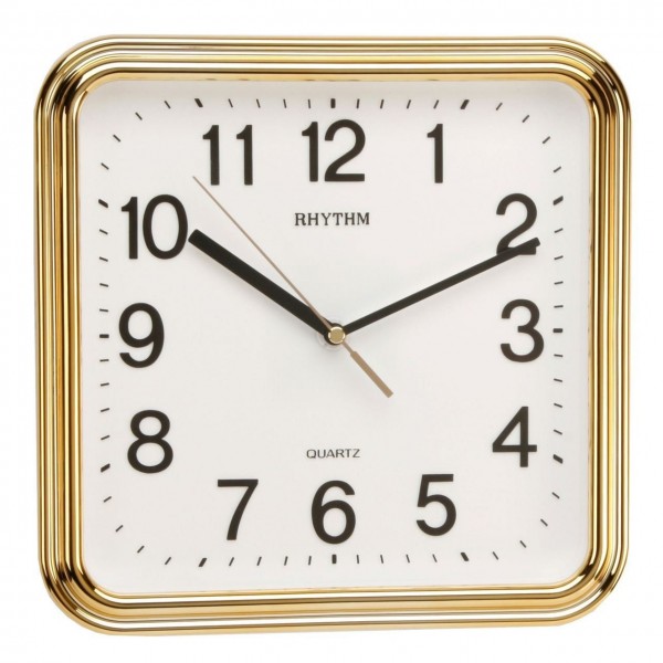 Rhythm Gold Square Basic Wall clocks